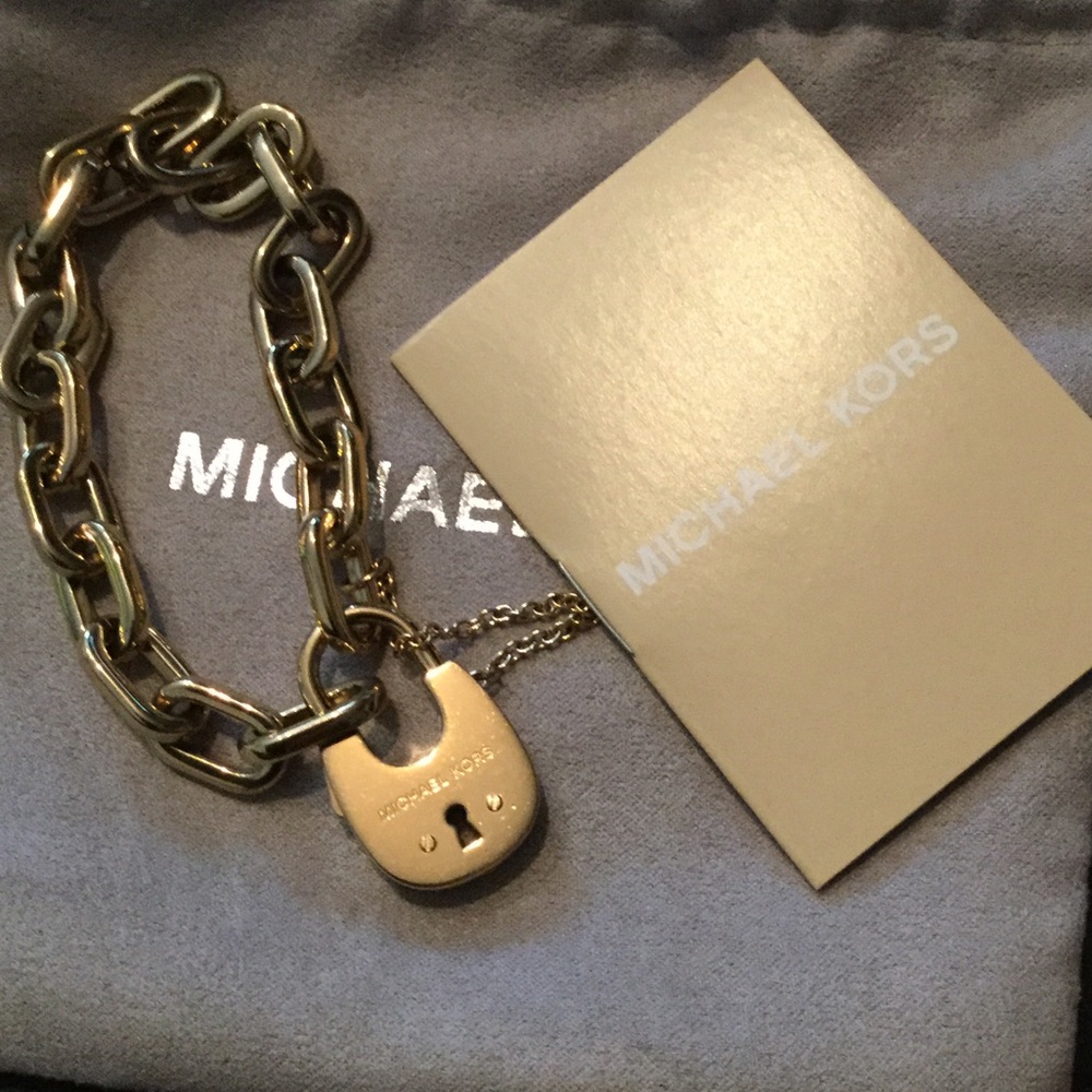 Michael Kors Cityscape Gold Chain Link Bracelet